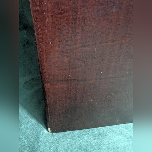 Vintage Wood Faux Book Wine Bottle Liquor Box Holder Cabinet Holds 1 Bottle - Picture 5 of 16